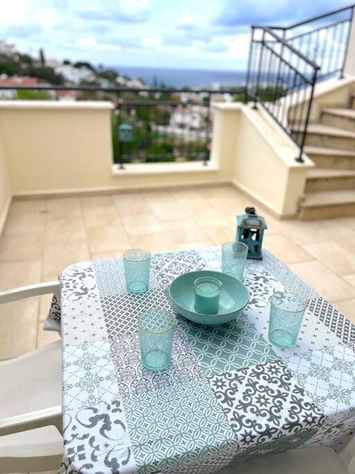 Roof Terrace Heaven with Sea View Apartment in Paphos District