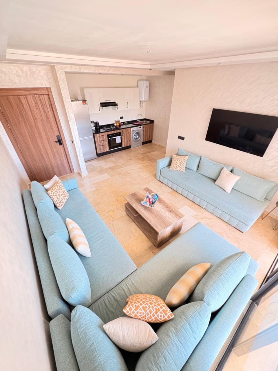 Appartement moderne vue piscine avec parking & WiFi Apartment in Casablanca-Settat