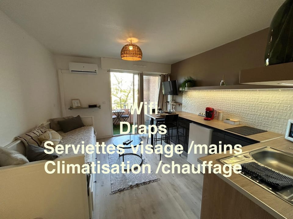Studio cosy Apartment in Balaruc-les-Bains