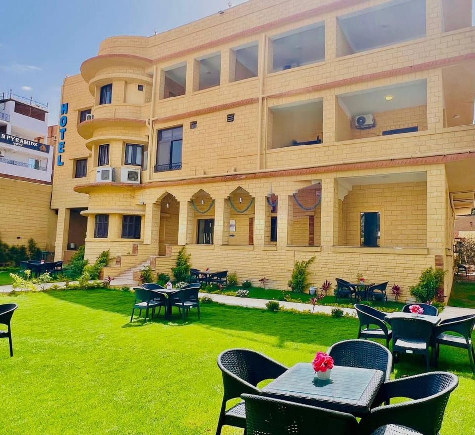Property building, Garden, Seating area, Garden view