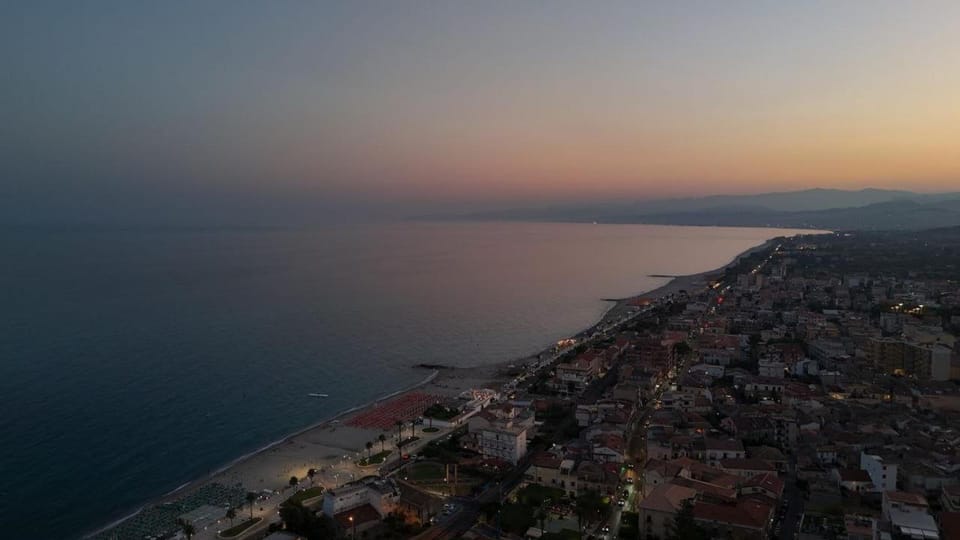 Bird's eye view, Beach, City view, Sea view, Sunset