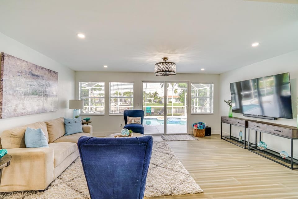 Dock & Fire Pit! Breezy Cape Coral Getaway House in Cape Coral