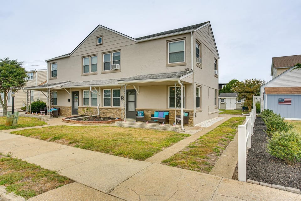 Wildwood Crest Retreat: Walk to Beach & Boardwalk! House in Wildwood Crest