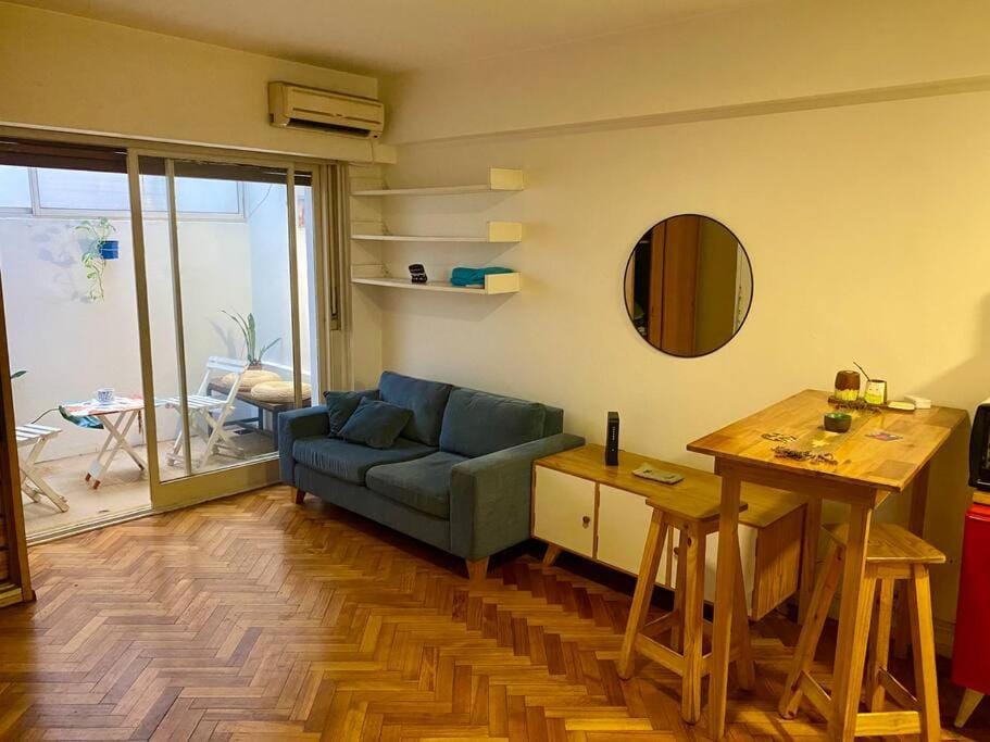 Living room, Dining area, air conditioner