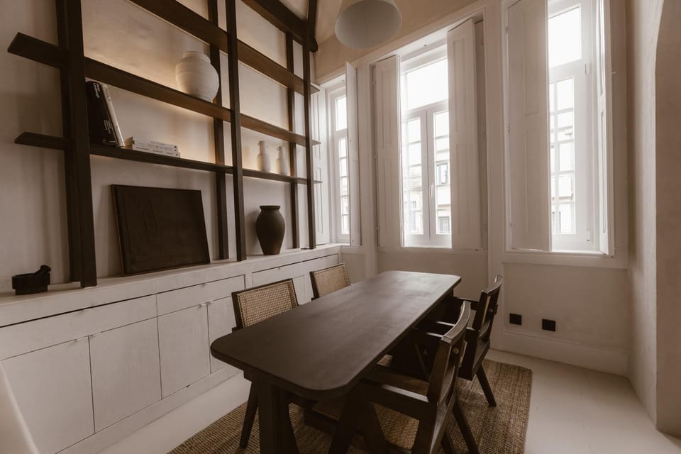 Beige Tranquil Escape by the Sea Apartment in Matosinhos