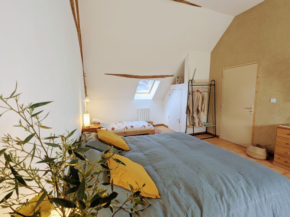 Deux maisons berrichonnes avec jardin privatif et cour partagée, idéale pour les groupes - FR-1-591-617 House in Centre-Val de Loire