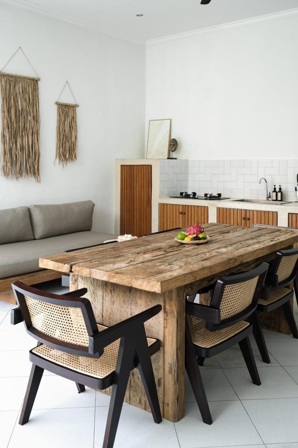 Kitchen or kitchenette, Living room, Dining area