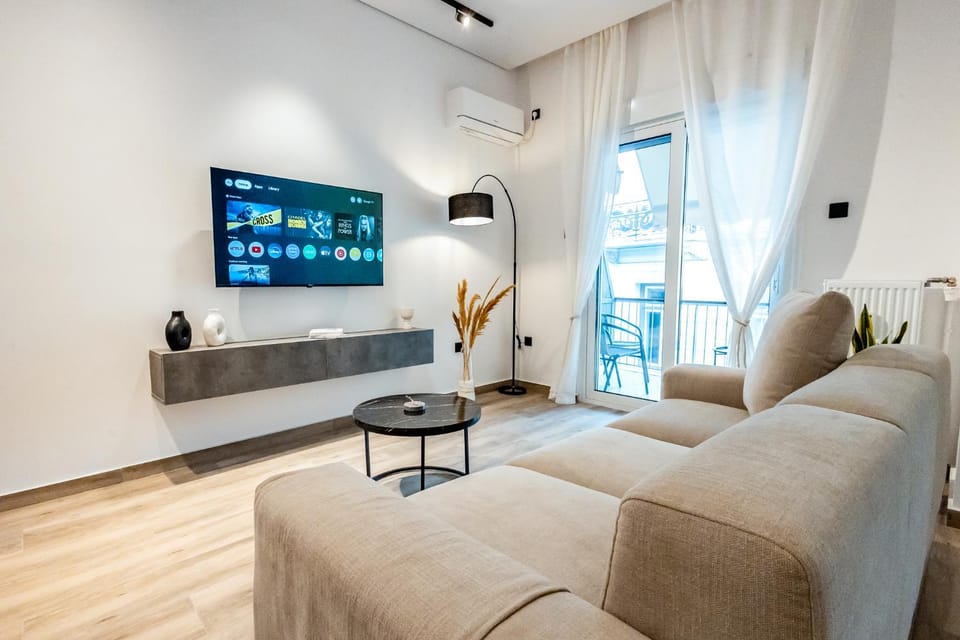 Living room, Seating area, air conditioner