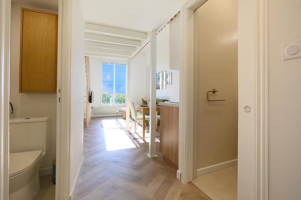 Toilet, Living room, Dining area