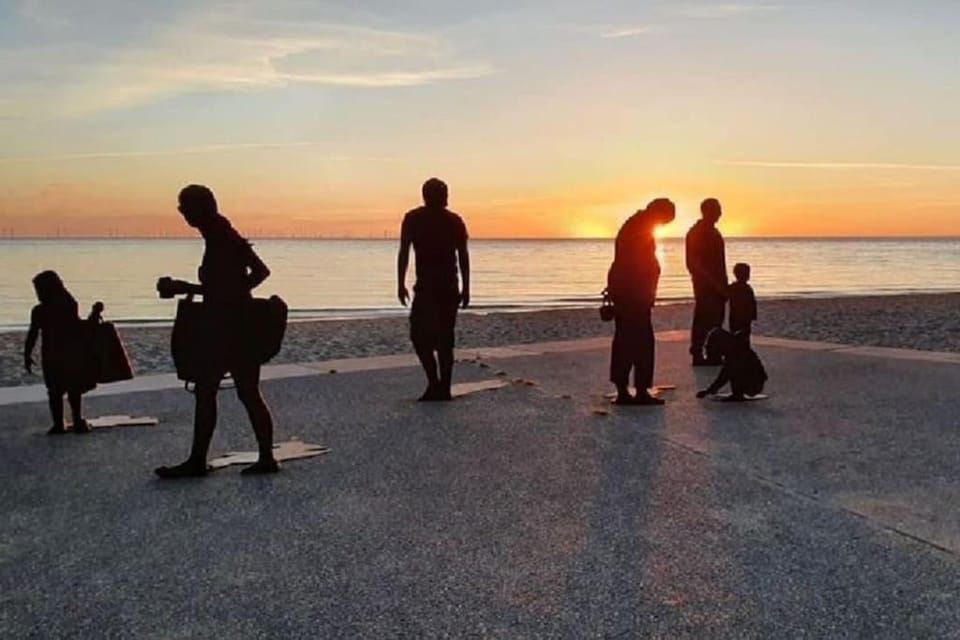 Natural landscape, Beach, Sunset