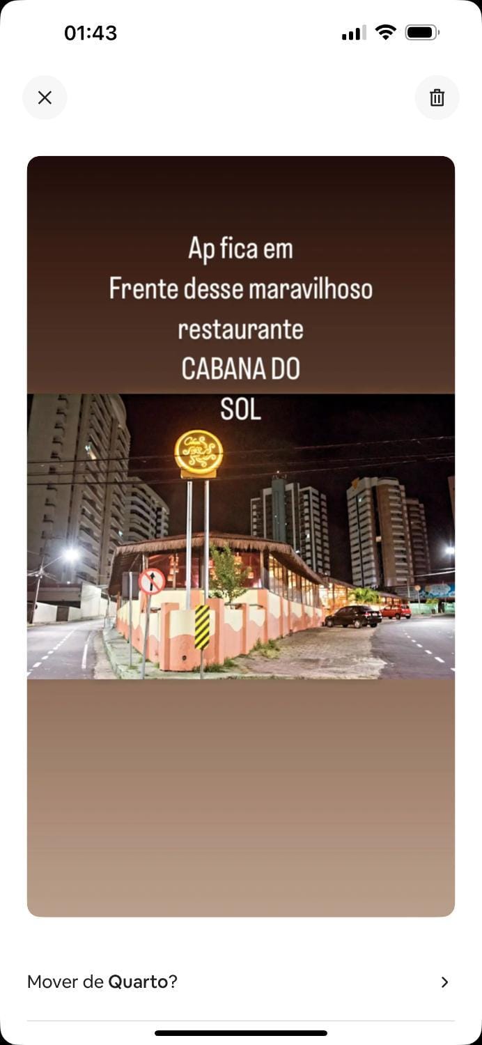 Suite climatizada em Ap compartilhado na ponta da areia Vacation rental in São Luís