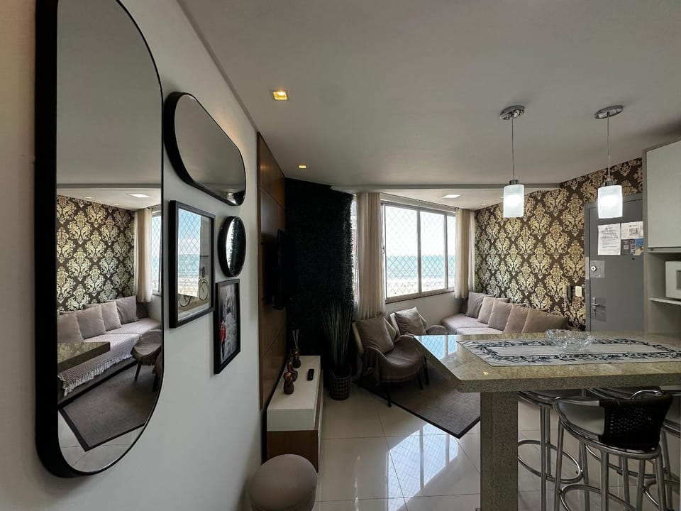 IC01- 2 Quartos| Vista Mar| Centro| Tela Proteção Apartment in Camboriú