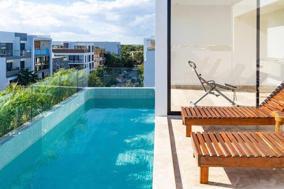 Tulum Sunrise 102 Private Plunge Pool Beach Access Apartment in Tulum