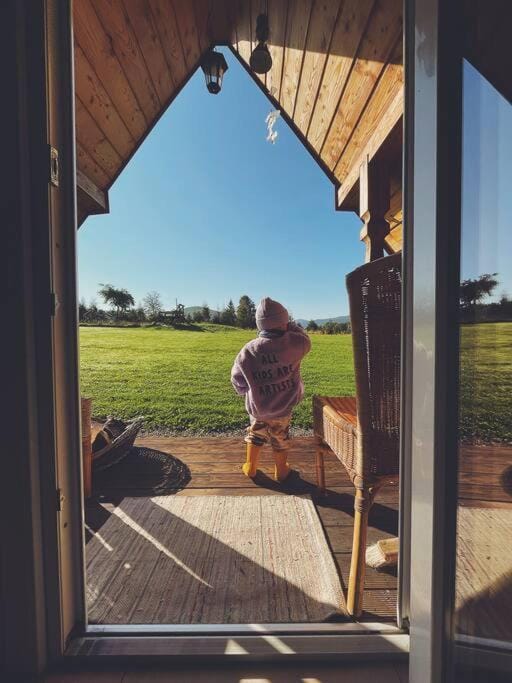 Polanka Beskid Niski cute cabin with spectacular views Cabin in Lesser Poland Voivodeship