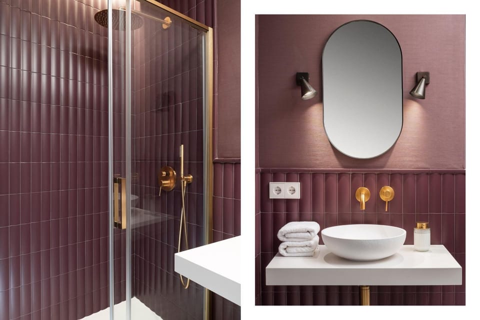 Shower, Bathroom, towels