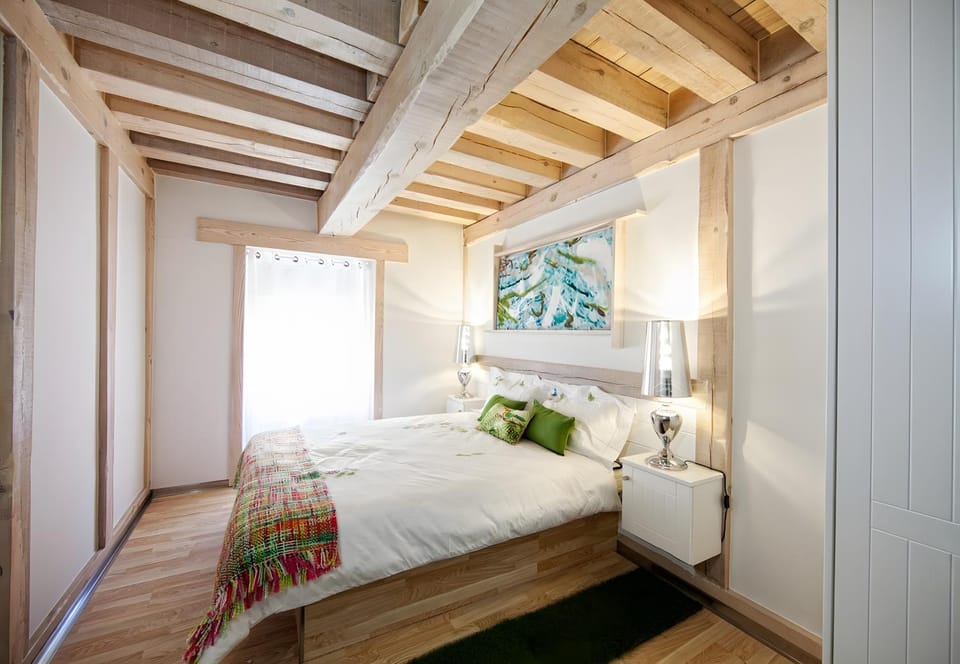 Property building, Living room, Bedroom