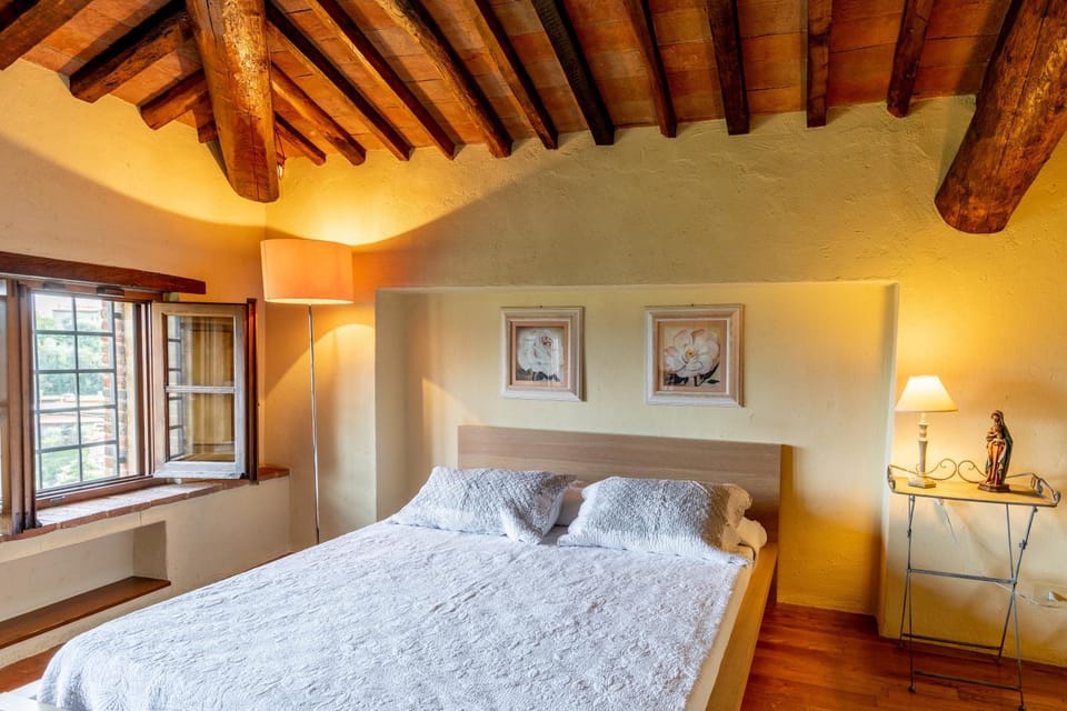 Property building, Living room, Bedroom