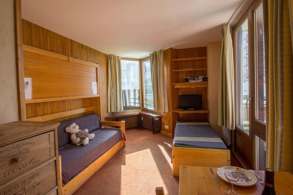 Studio 3 personnes avec place de parking couverte Apartment in Tignes