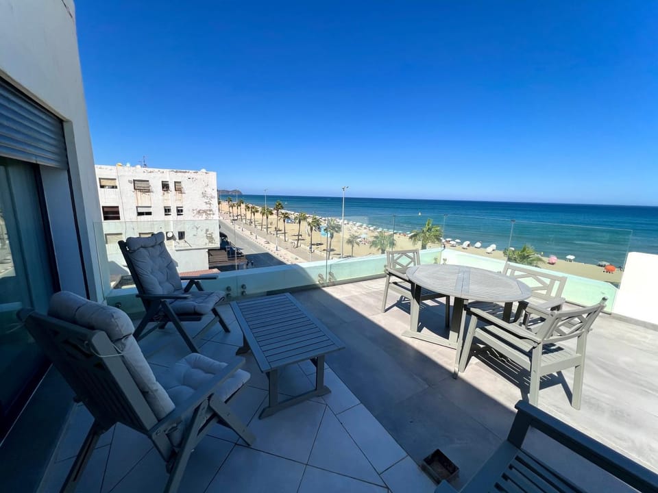 View (from property/room), Balcony/Terrace, Beach, Sea view