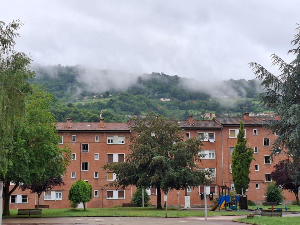 Property building, Spring, Natural landscape, Mountain view