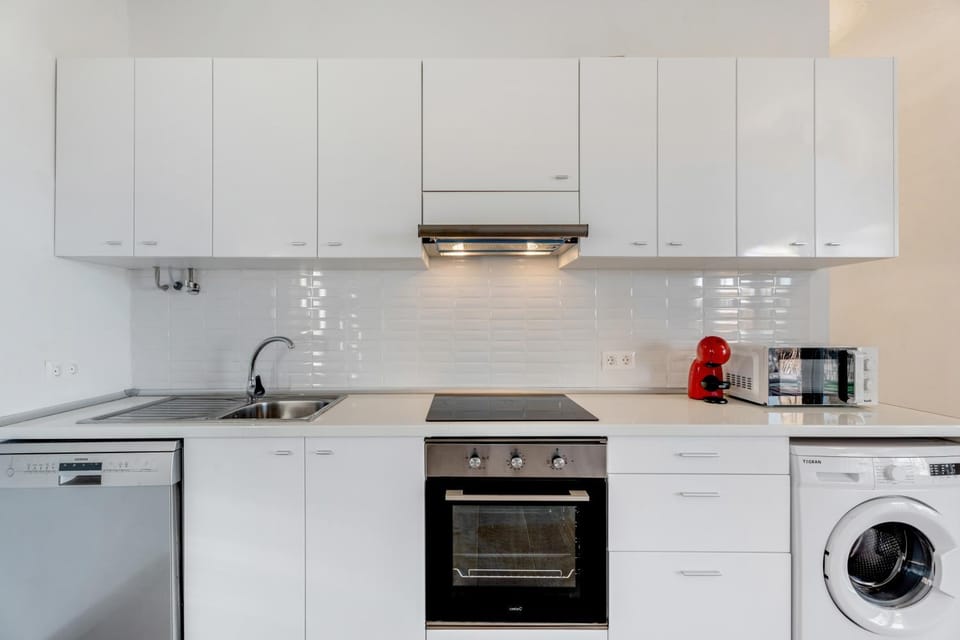 Kitchen or kitchenette, Living room