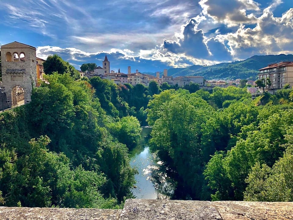 Nearby landmark, Natural landscape, Mountain view, River view