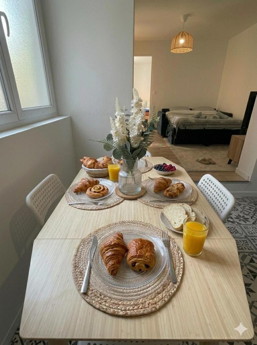 Le Loft d'Azur - Cozy - Netflix Apartment in Fontainebleau