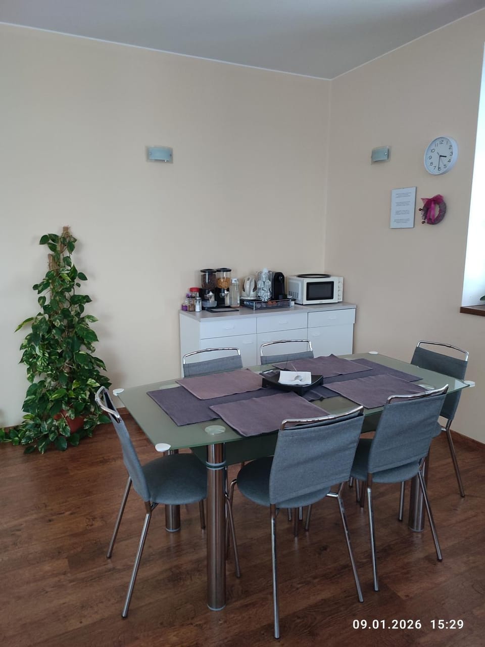 Coffee/tea facilities, Kitchen or kitchenette, Dining area