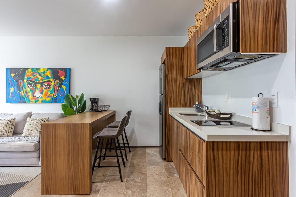 Studio Near 5th, Ocean View Terrace, Pool and Gym Apartment in Playa del Carmen