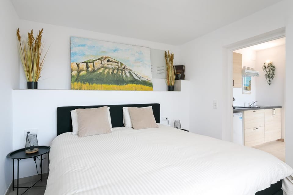 Bed, Kitchen or kitchenette, Bedroom