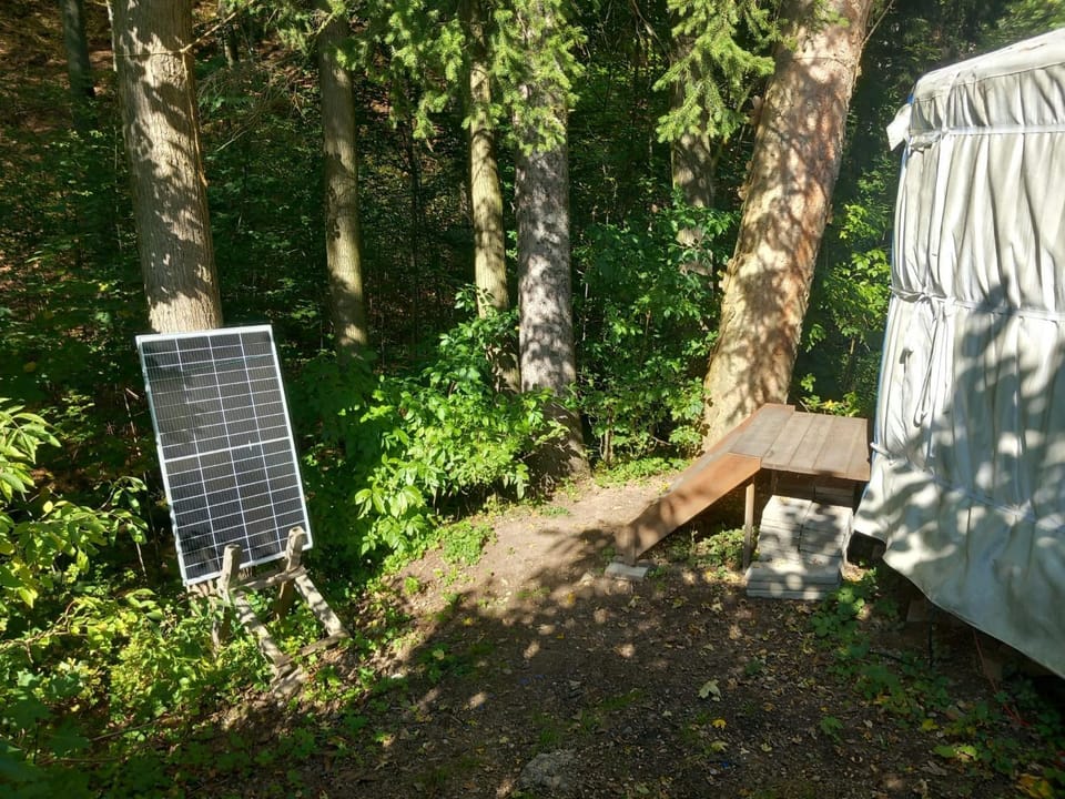 Jurta v Hájích Luxury tent in Lower Silesian Voivodeship