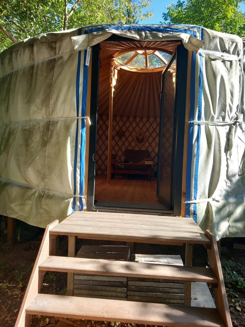 Jurta v Hájích Luxury tent in Lower Silesian Voivodeship