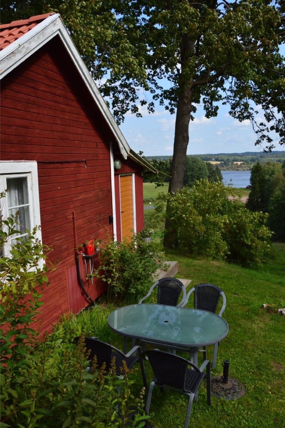 Patio, Garden, Lake view
