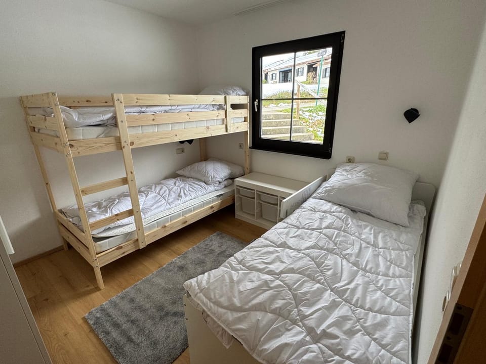 Bed, Photo of the whole room, Bedroom, bunk bed