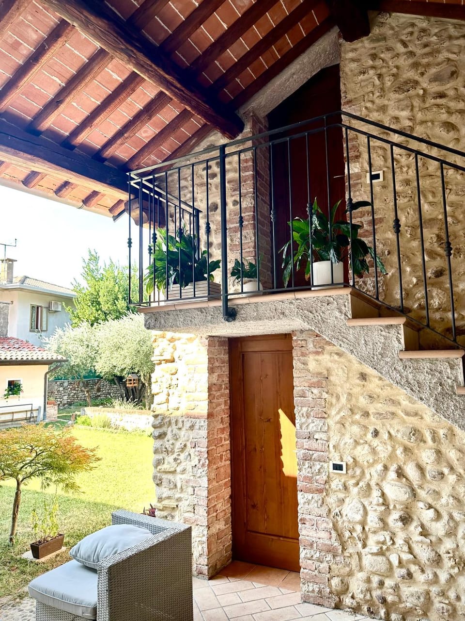 Property building, Patio