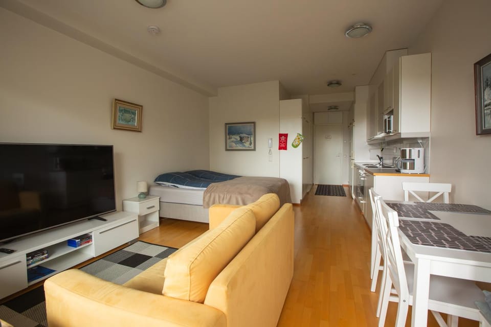 Bed, TV and multimedia, Photo of the whole room
