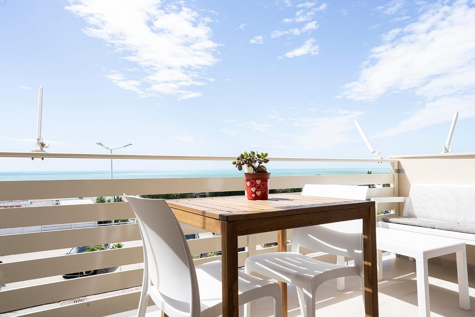 View (from property/room), Balcony/Terrace, Beach, Sea view