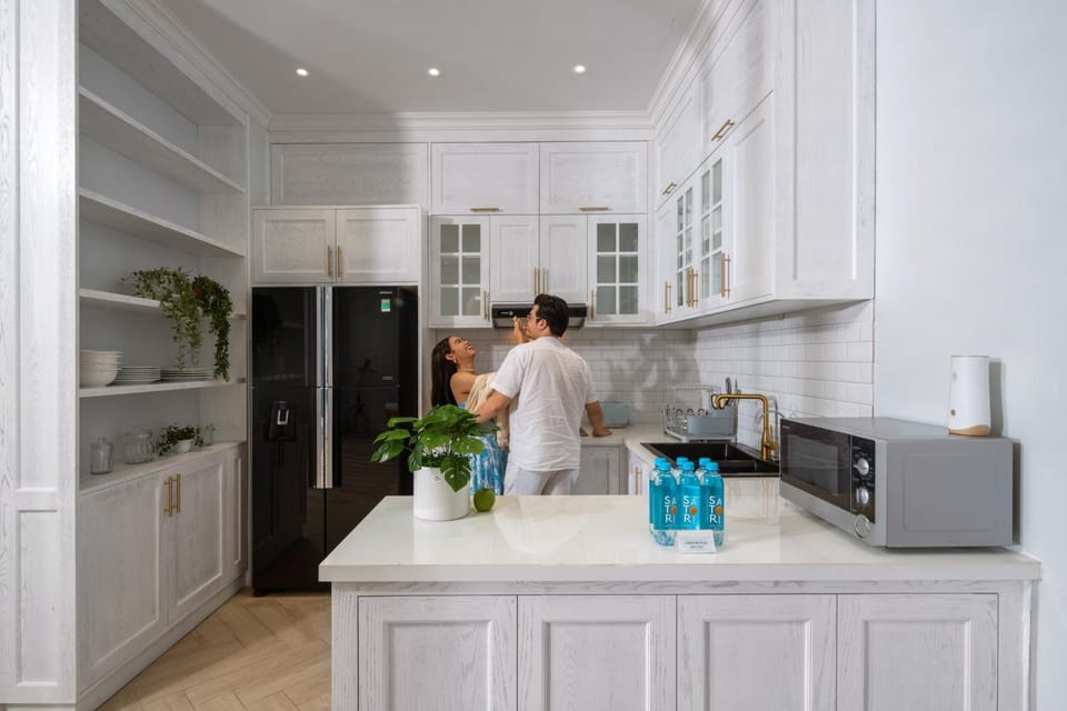 People, Kitchen or kitchenette, oven, stove, toaster, kitchen