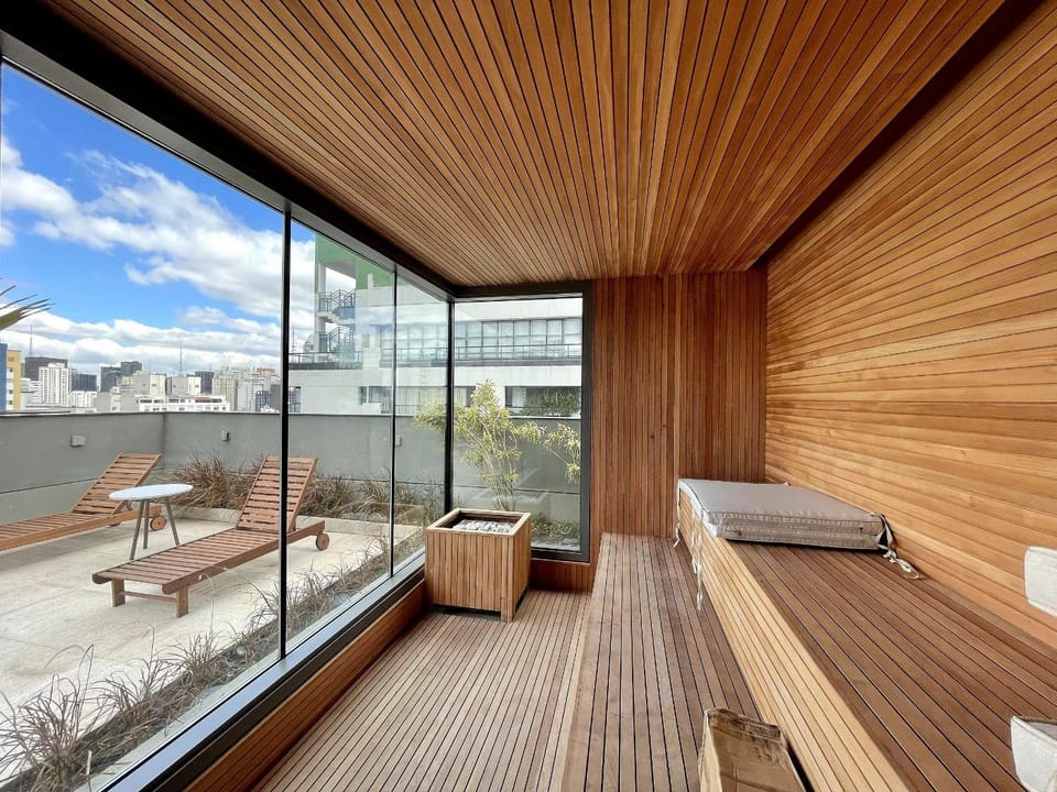 Sauna, Balcony/Terrace