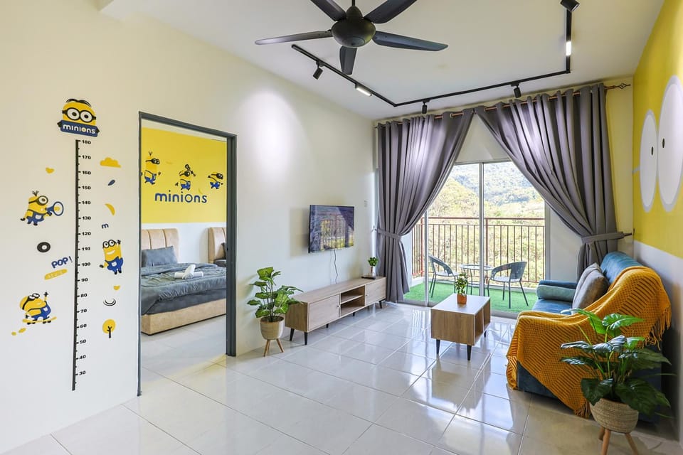 Minion Escap Family Homestay in Brinchang Cameron Highland Clover Home 9-25 Apartment in Brinchang