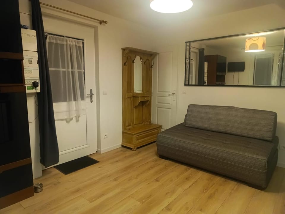 Bed, Living room, Photo of the whole room