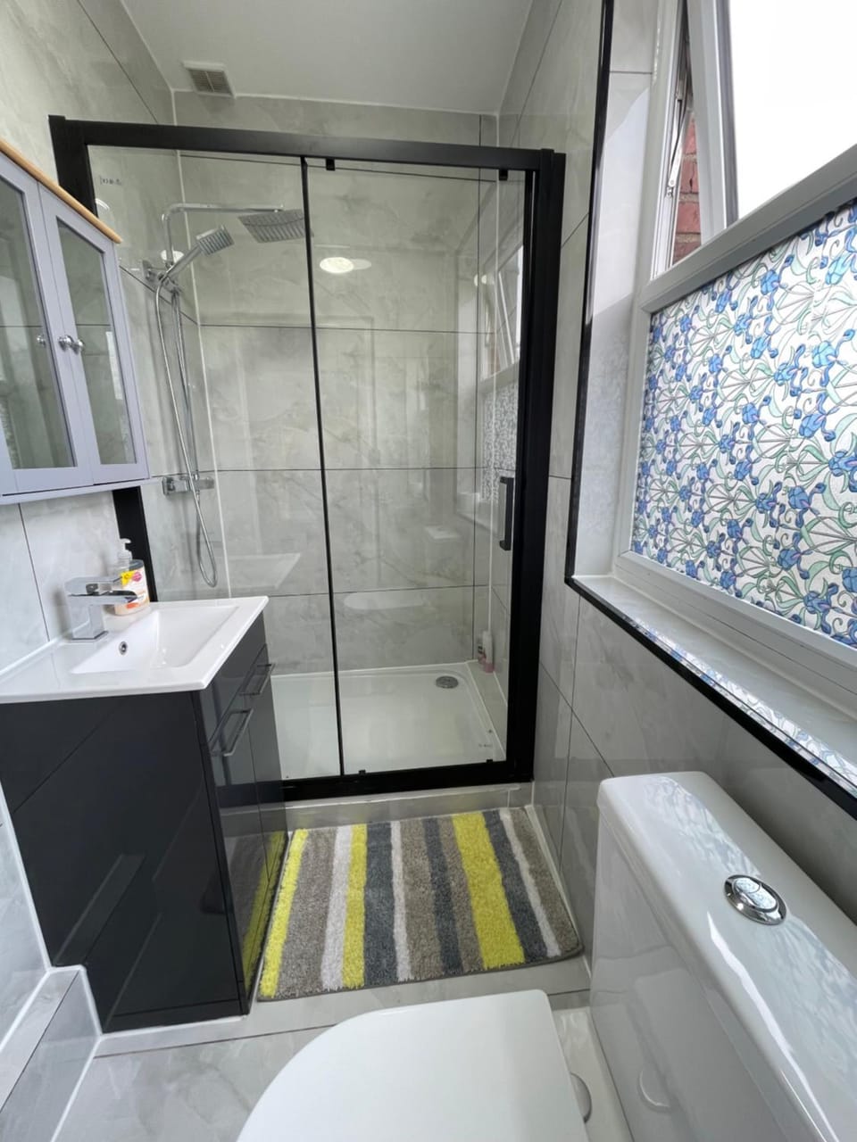 Shower, Toilet, Bathroom, hair dryier