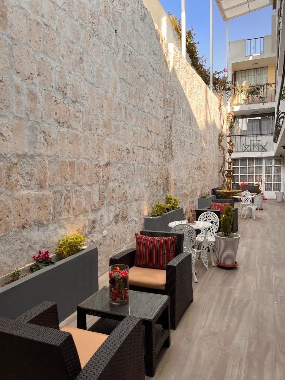 Property building, Day, View (from property/room), Living room, Seating area