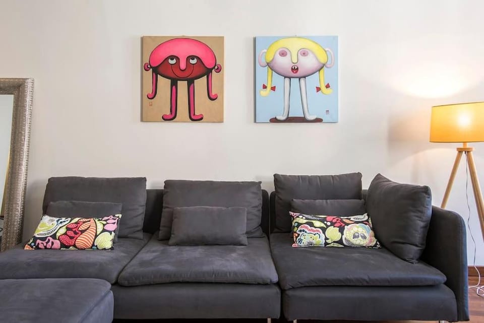 Living room, heating, air conditioner