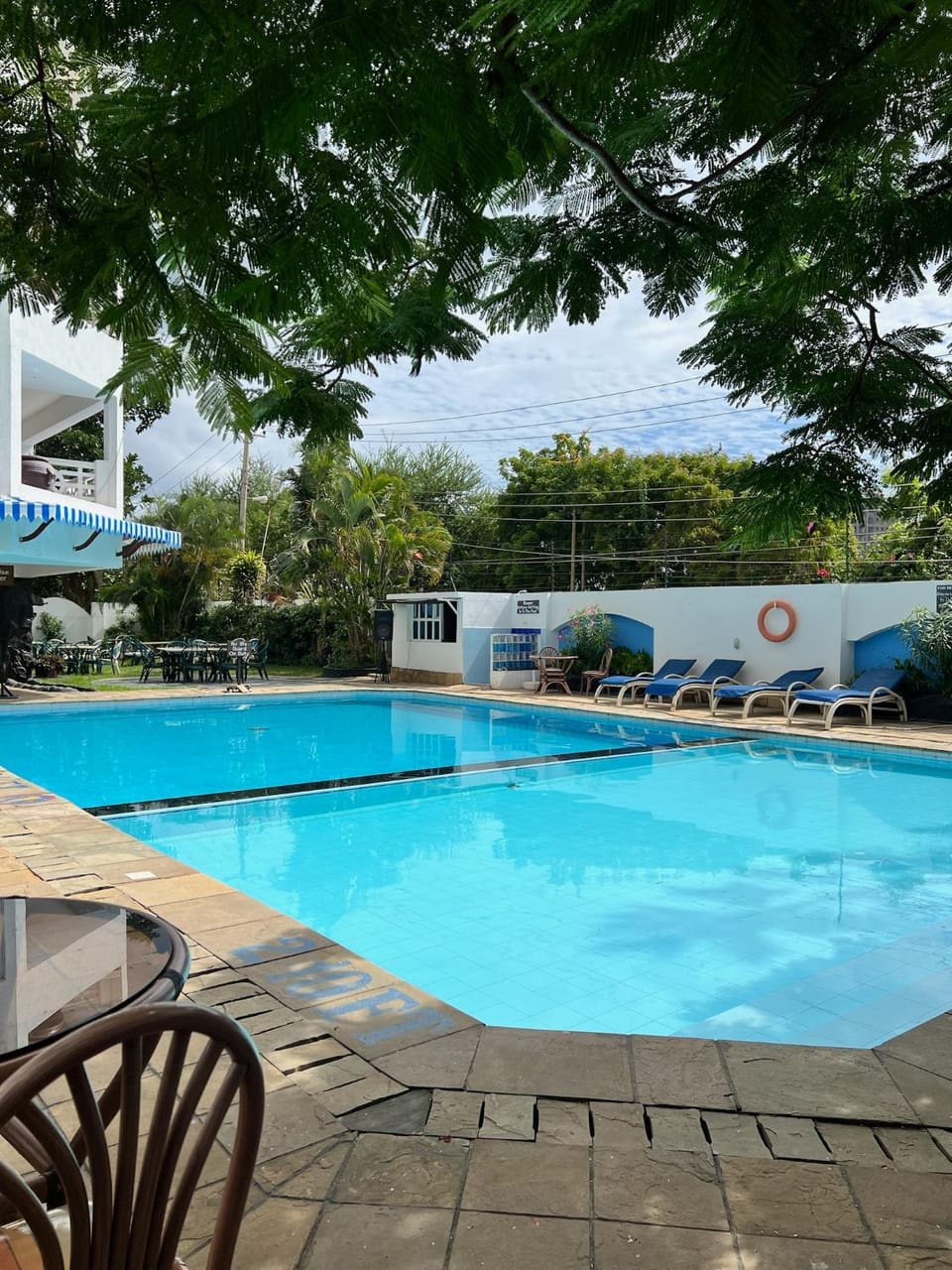 Pool view, Swimming pool, sunbed