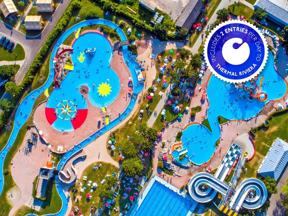 Bird's eye view, Aqua park, Swimming pool