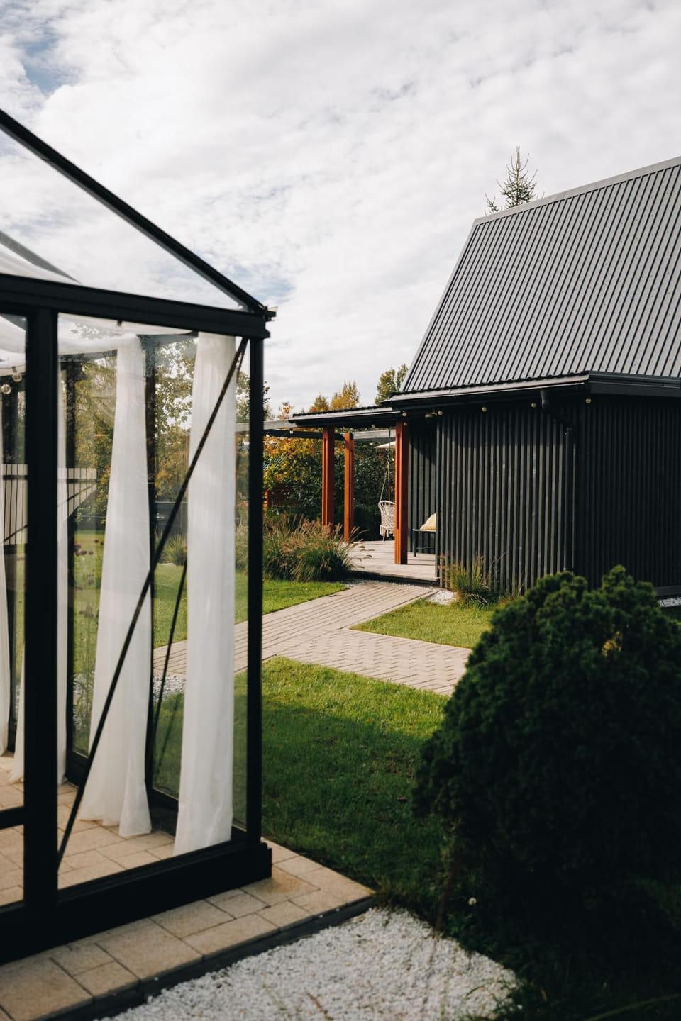 Property building, Garden view