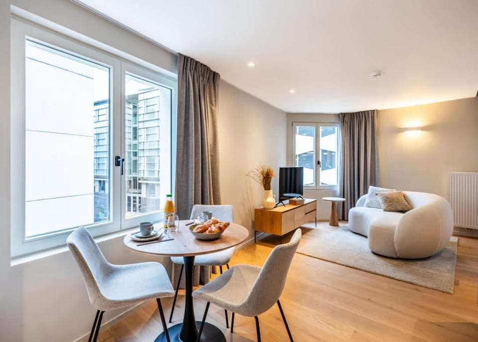 Stylish Duplex Studio with Premium Materials in Ghent City Center Apartment in Ghent