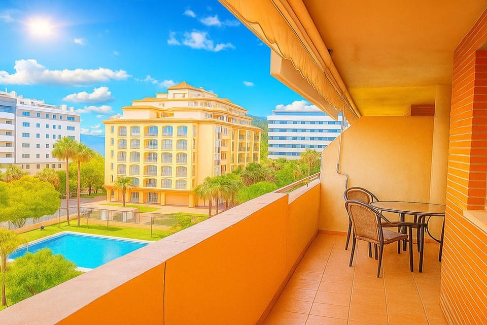 Balcony/Terrace, Pool view
