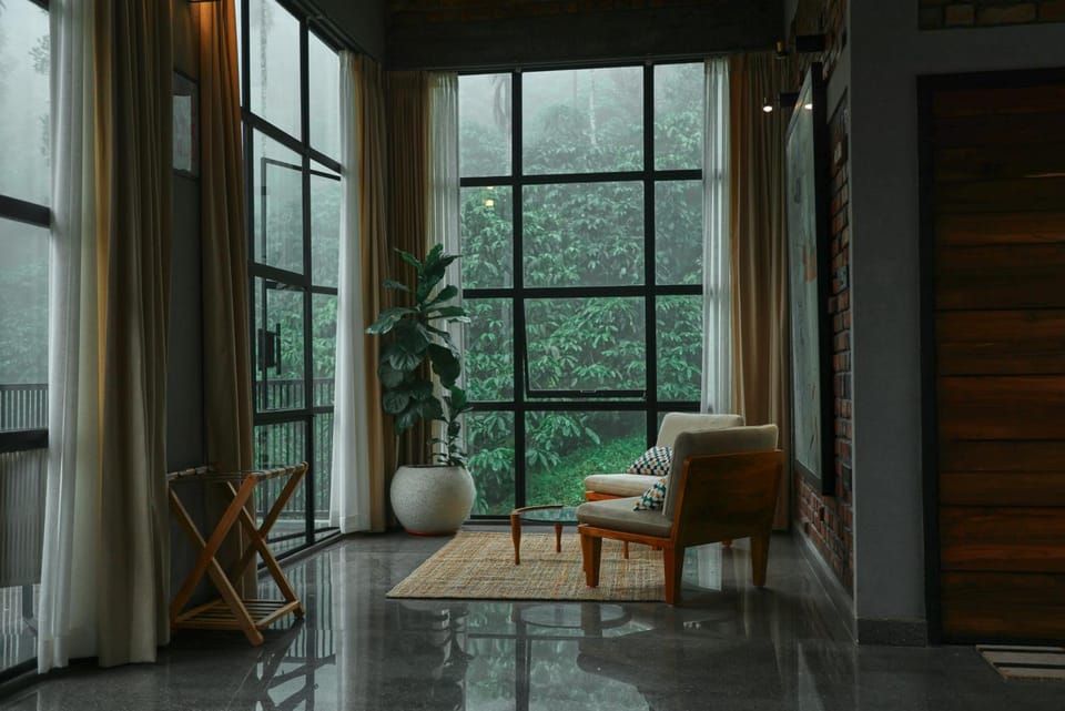 Balcony/Terrace, Bedroom, Garden view
